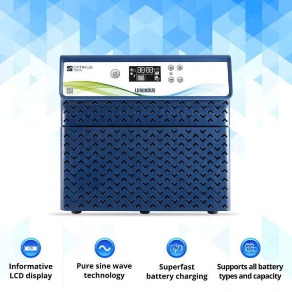 LUMINOUS  SINEWAVE INVERTOR - OPTIMUS 2800+ 2.5KVA - Image 2