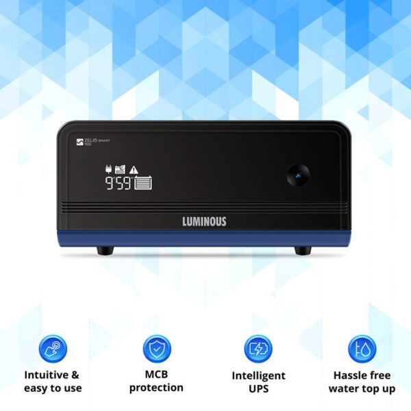 LUMINOUS  SINEWAVE INVERTOR - ZELIO SMART 1100 - 12 VOLT - Image 2